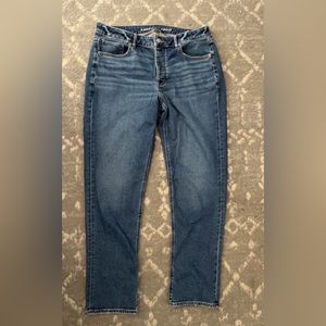 American Eagle Strech Low Rise Tomgirl Jeans Size 12 Extra Long